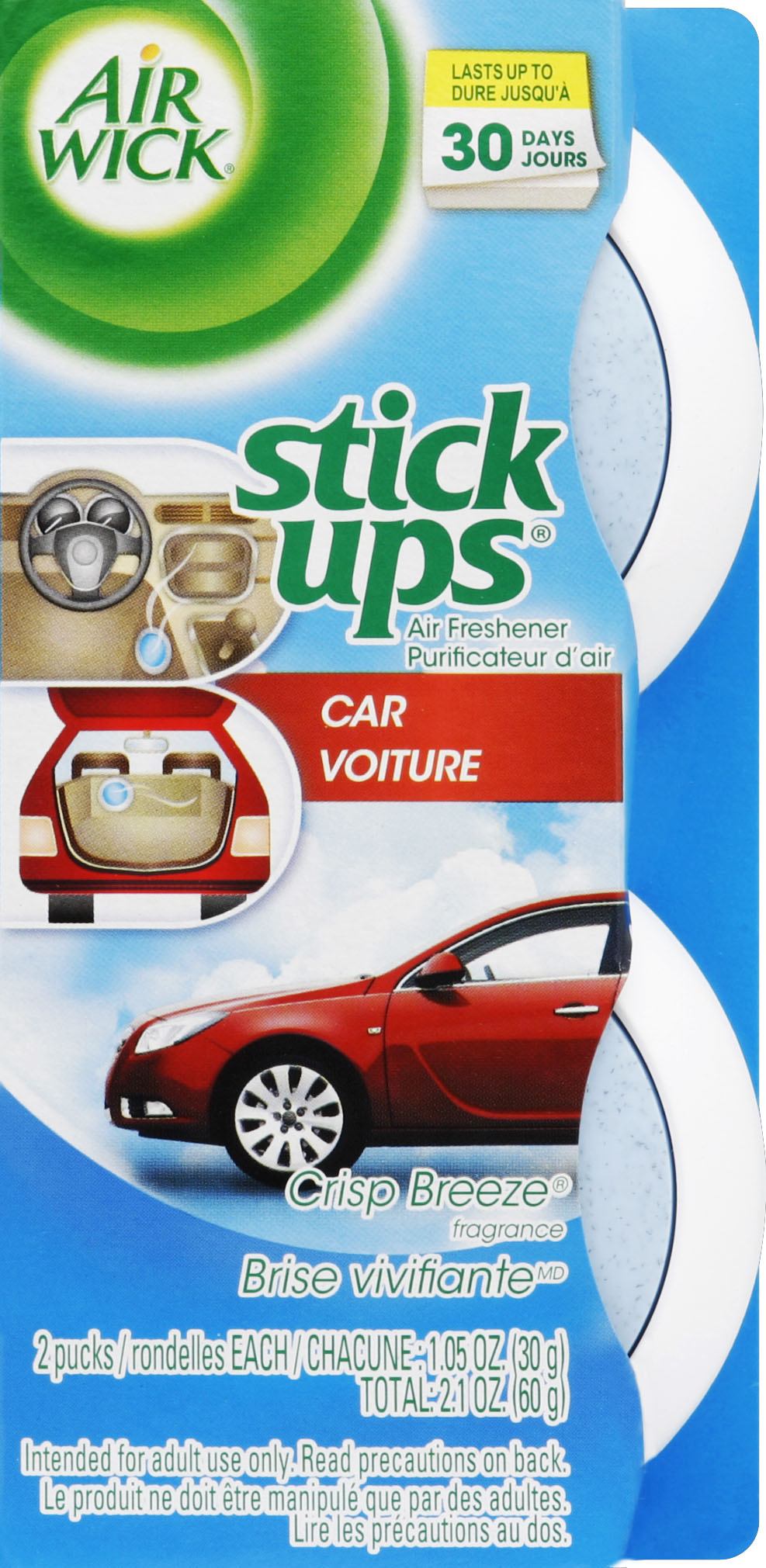 Airwick Airwick Stick Up Crisp Breeze; 2 Each; 12 Per Case - High Mart Wholesale