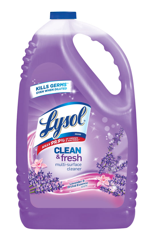 Lysol Clean & Fresh Multi-Purpose Cleaner Lavender Orchid; 144 Fluid Ounce; 4 Per Case