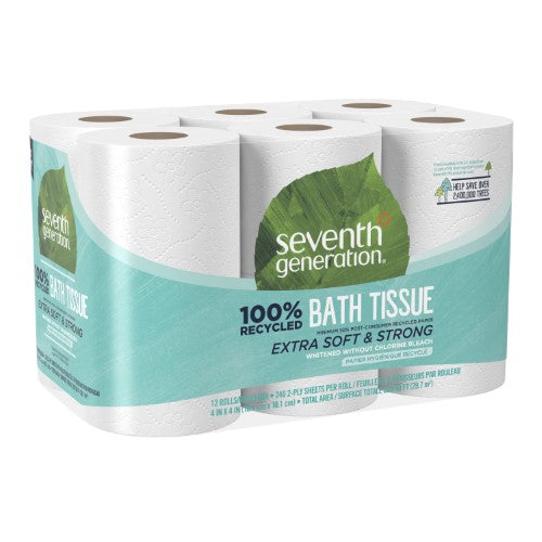 Seventh Generation Bath Tissue 2 Ply; 240 Count; 4 Per Case - High Mart Wholesale