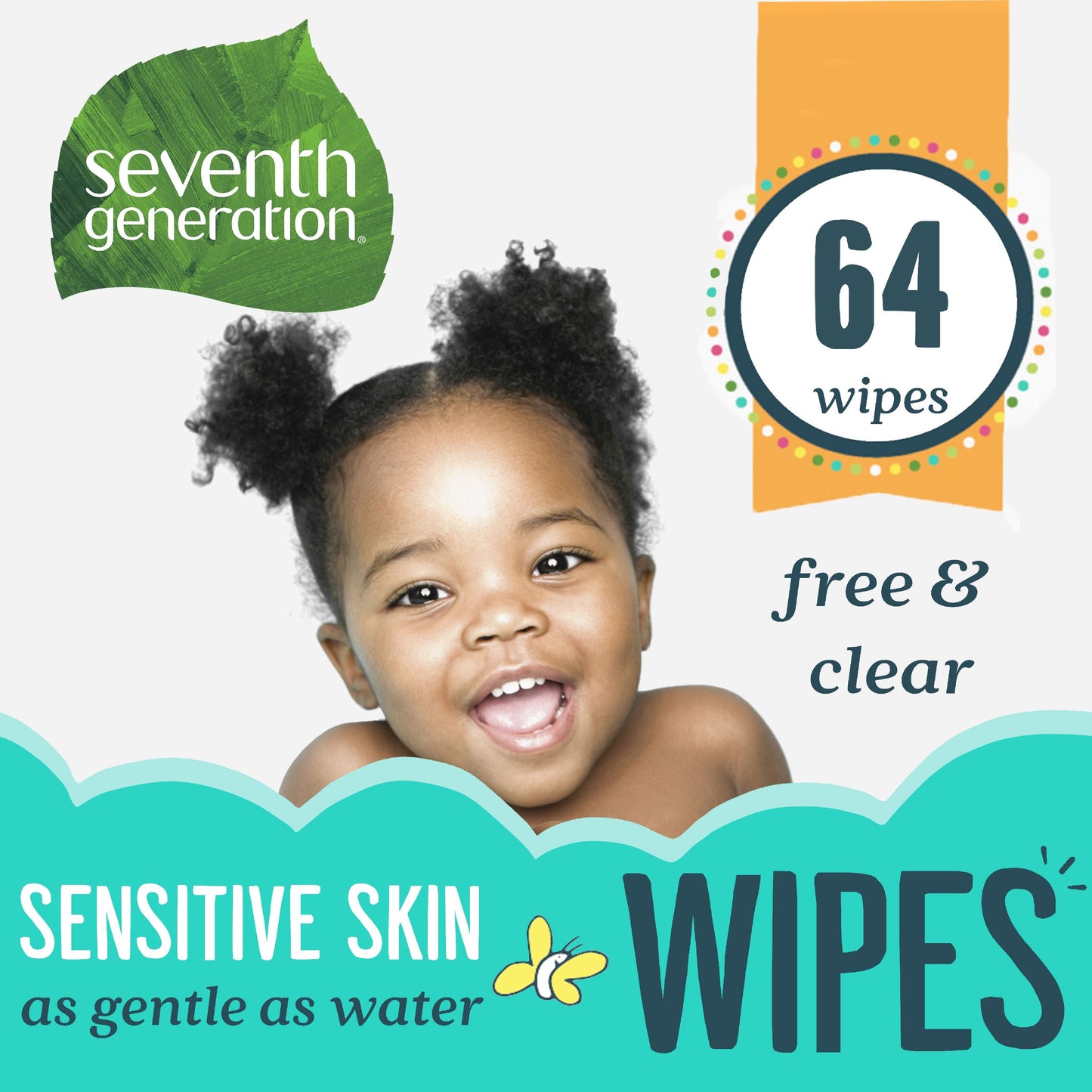Seventh Generation Baby Wipes Thick Strong; 64 Count; 12 Per Case - High Mart Wholesale