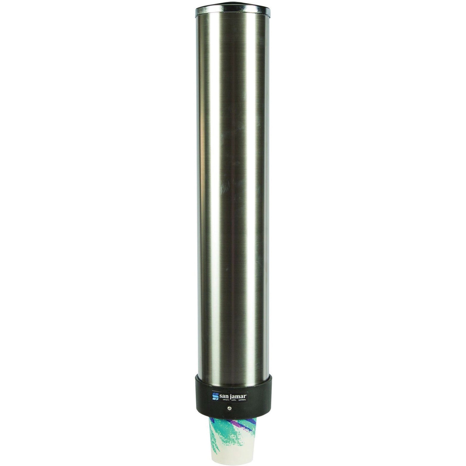 San Jamar Pull-Type Beverage Cup Dispenser; 1 Each; 1 Per Case - High Mart Wholesale