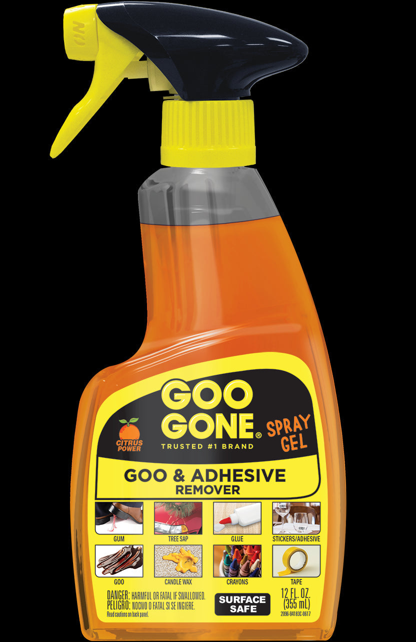 Goo Gone Adhesive Remover Spray Gel; 12 Fluid Ounces; 6 Per Case - High Mart Wholesale