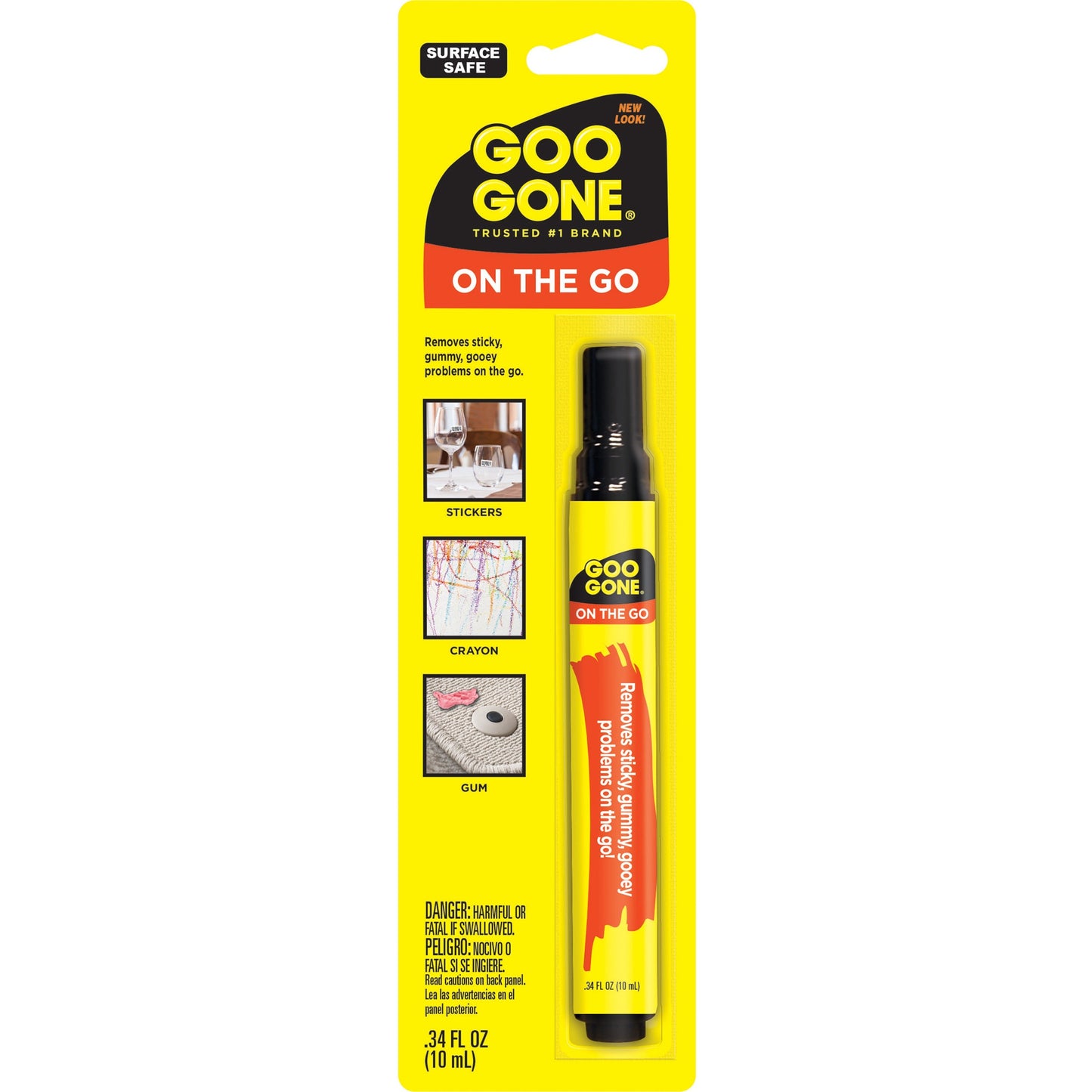 Goo Gone On The Go; 0.34 Fluid Ounces; 12 Per Case - High Mart Wholesale