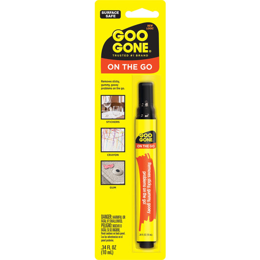Goo Gone On The Go; 0.34 Fluid Ounces; 12 Per Case - High Mart Wholesale