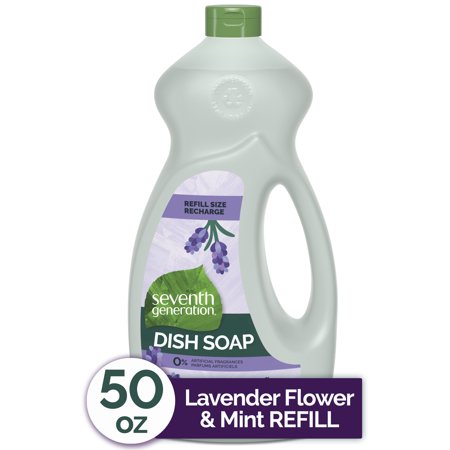 Seventh Generation Hand Dishwashing Lavender Floral Mint; 50 Fluid Ounce; 6 Per Case - High Mart Wholesale