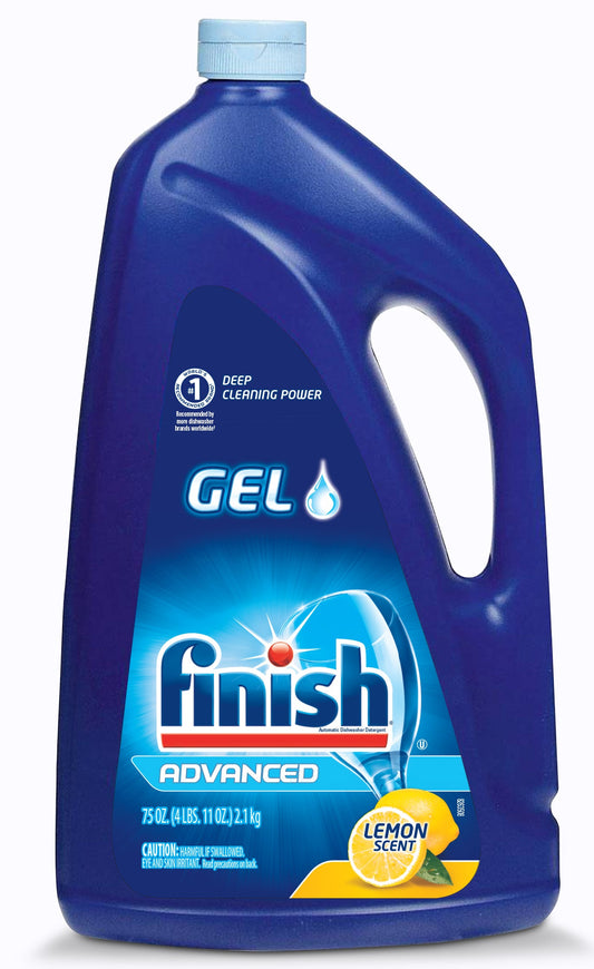 Finish Automatic Dish Detergent Lemon Gel; 75 Ounces; 6 Per Case - High Mart Wholesale