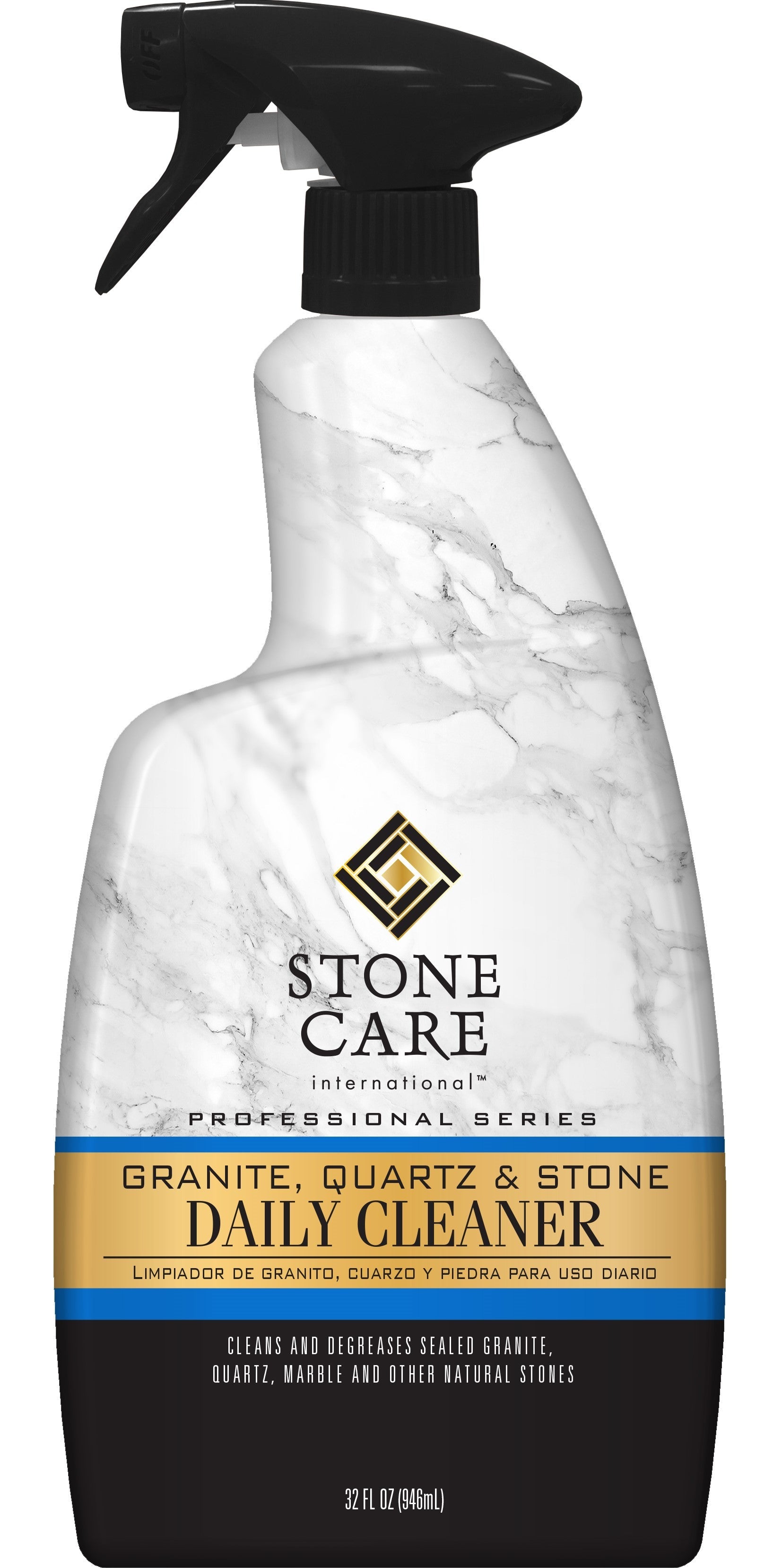 Stone Care International Granite Quartz & Stone Daily Clean; 32 Fluid Ounces; 6 Per Case - High Mart Wholesale