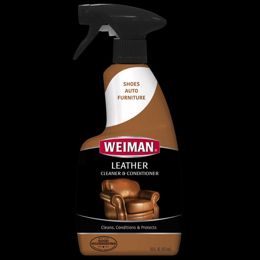 Weiman Products Leather Cleaner Polish Trigger; 16 Fluid Ounces; 6 Per Case - High Mart Wholesale