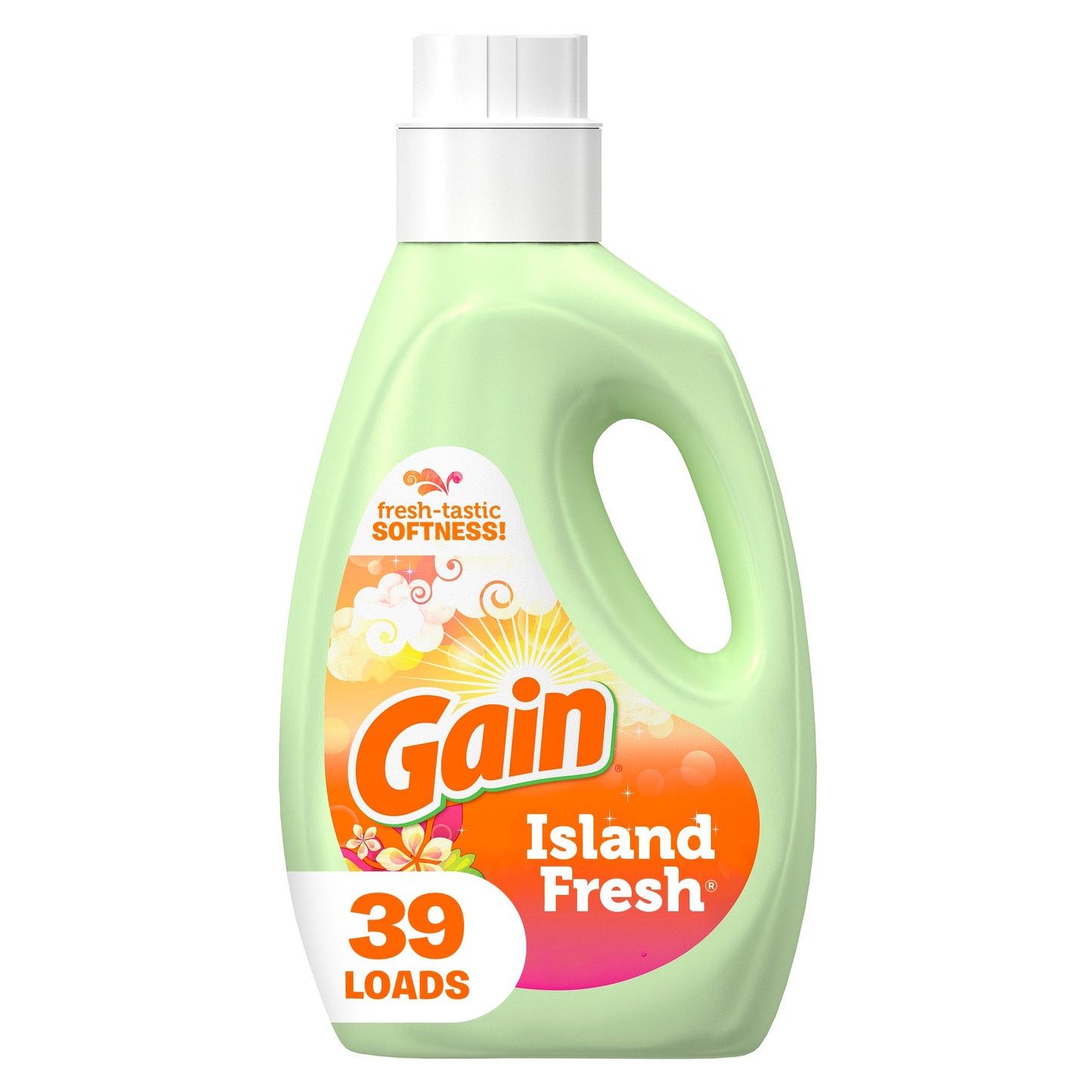 Gain Fabric Softener Island Fresh 2021 Load; 64 Fluid Ounces; 4 Per Case