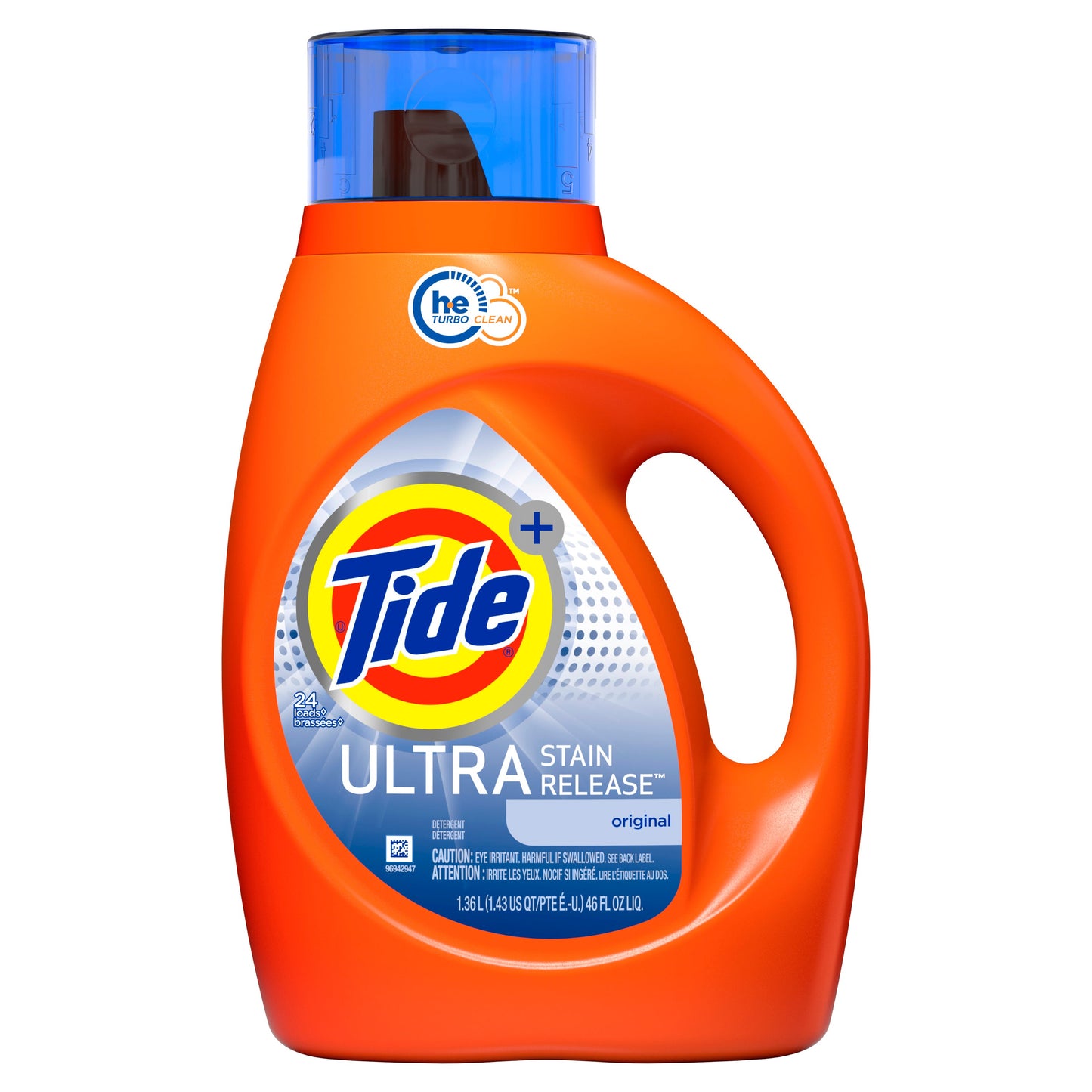 Tide Ultra Stain Release Liquid Laundry Detergent; Original; 46 Flaky Oz; 46 Fluid Ounce; 6 Per Case