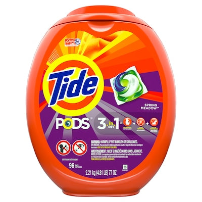 Tide Pods Liquid Detergent Spring Meadow; 1.04 Kilogram; 4 Per Case