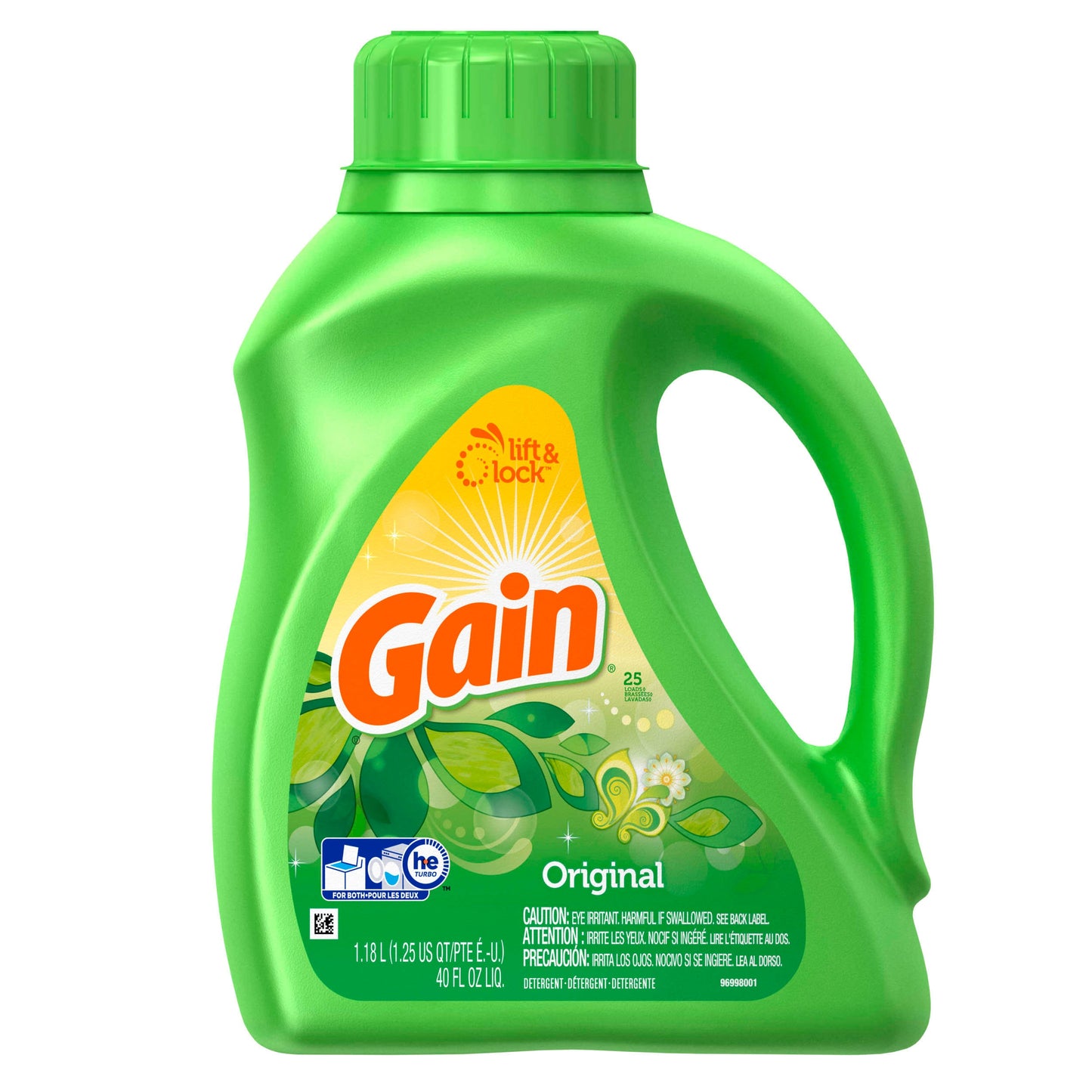 Gain Gain Liquid Double Strength Original 25 Loads; 40 Fluid Ounces; 6 Per Case