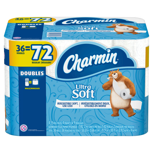 Charmin Charmin Ultra Soft 2 Ply Unscented; 556 Square Foot; 1 Per Case