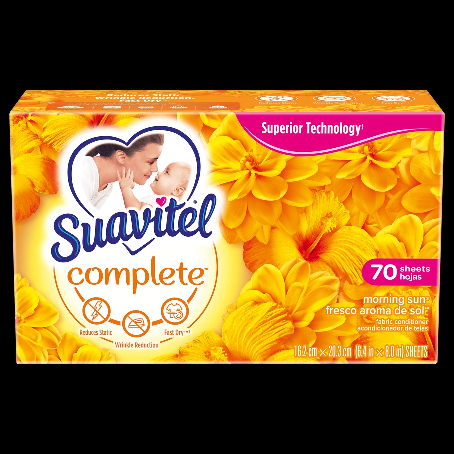 Suavitel Fabric Softener Sheets; 1 Each; 6 Per Case