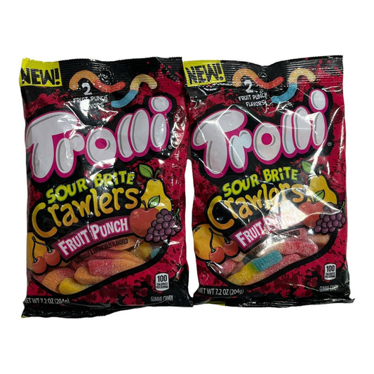 Trolli Fruit Punch Sour Bite Crawlers; 7.2 Ounces; 8 Per Case - High Mart Wholesale