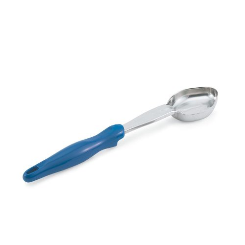 Vollrath 2 Ounce Oval Blue Handle Spoodle; 1 Each