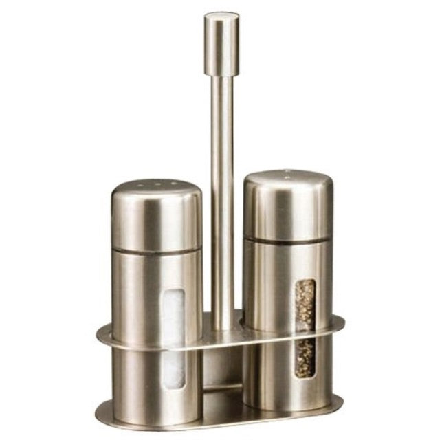 American Metalcraft 3.25 Inch Stainless Steel Salt & Pepper Set; 1 Each - High Mart Wholesale