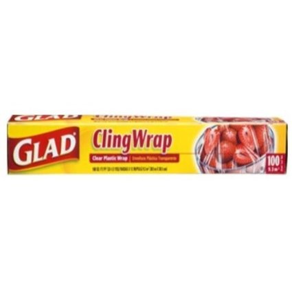 Glad Cling Wrap 100Ft; 100 Square Foot; 16 Per Case