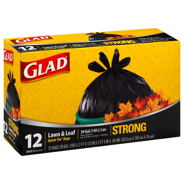 Glad Lawn 39 Gallon; 12 Count; 12 Per Case