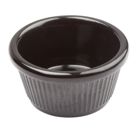 Winco 4Oz Fluted Ramekin Black; 1 Dozen; 8 Per Case - High Mart Wholesale