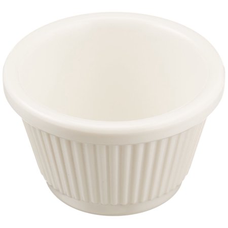 Winco Ramekin Fluted Bone Color 1.5 Ounce; 1 Dozen - High Mart Wholesale