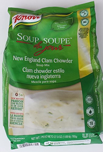 Knorr Soup Du Jour New England Clam Chowder Mix; 27 Ounces; 4 Per Case - High Mart Wholesale