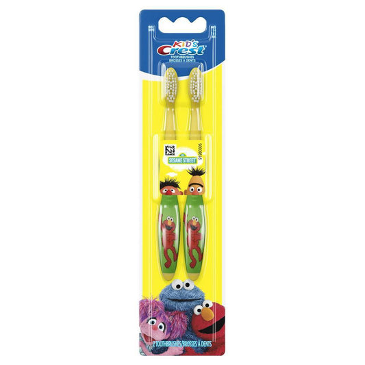 Crest Kids Child Manual Toothbrush Compact/Small Straight Soft; 2 Count; 6 Per Box; 12 Per Case