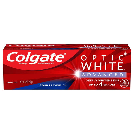 Colgate Optic White Toothpaste Advanced; 3.2 Ounces; 6 Per Box; 4 Per Case