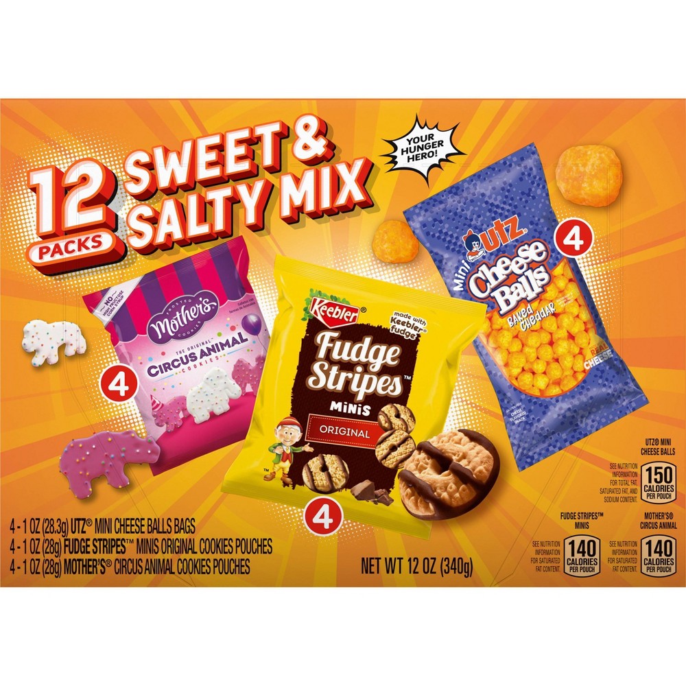 Otg Variety Packs Sweet & Salty Variety; 12 Ounce; 4 Per Case