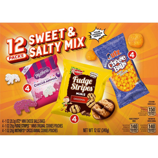 Otg Variety Packs Sweet & Salty Variety; 12 Ounce; 4 Per Case