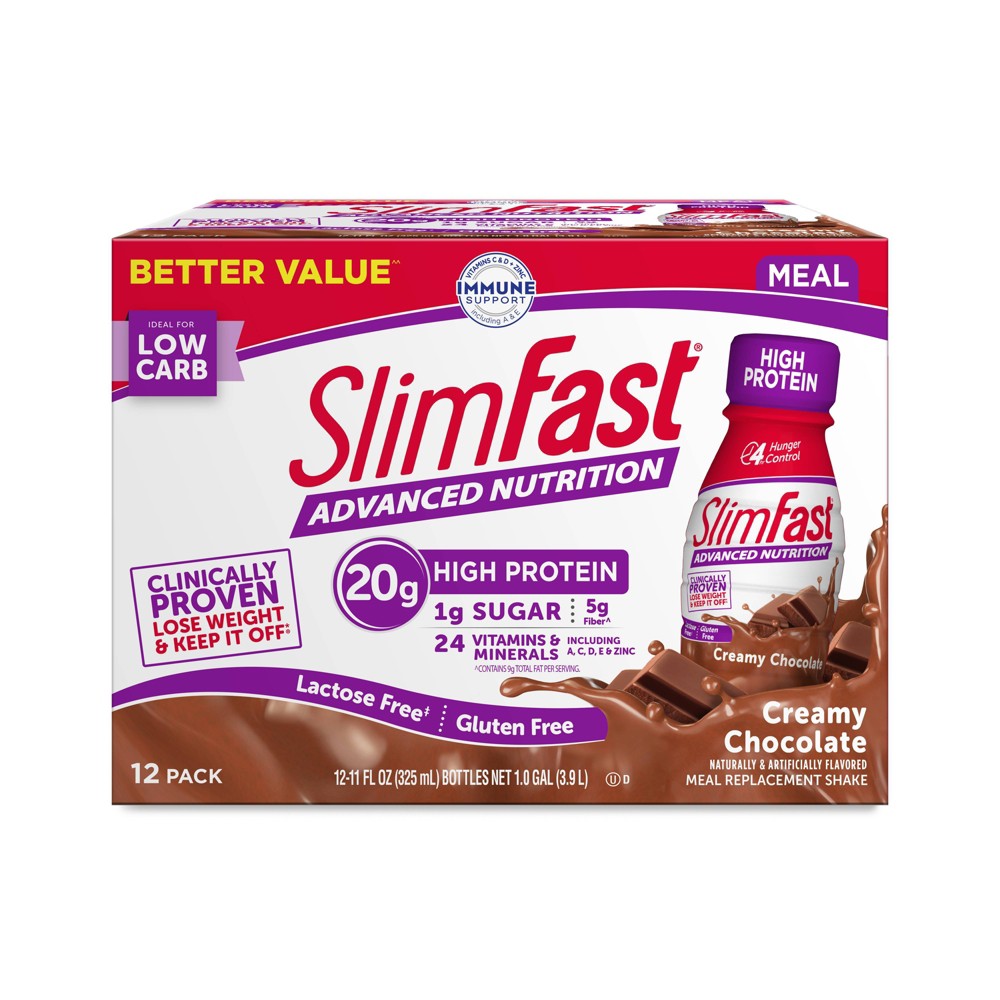 Slimfast Advanced Ready To Drink Creamy Chocolate; 1 Gallon; 1 Per Case