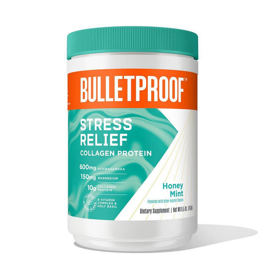 Bulletproof Stress Collagen Honey Mint With Vitamin C; 8.5 Ounces; 6 Per Case - High Mart Wholesale