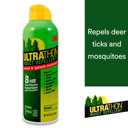 3M Ultrathon Insect Repellant Aerosol Sport; 1 Count; 6 Per Case - High Mart Wholesale