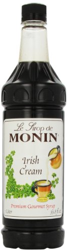 Monin Irish Cream Syrup; 1 Liter; 4 Per Case - High Mart Wholesale