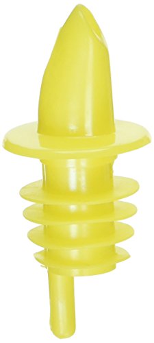 Winco Free Flow Pourer Yellow; 1 Dozen - High Mart Wholesale