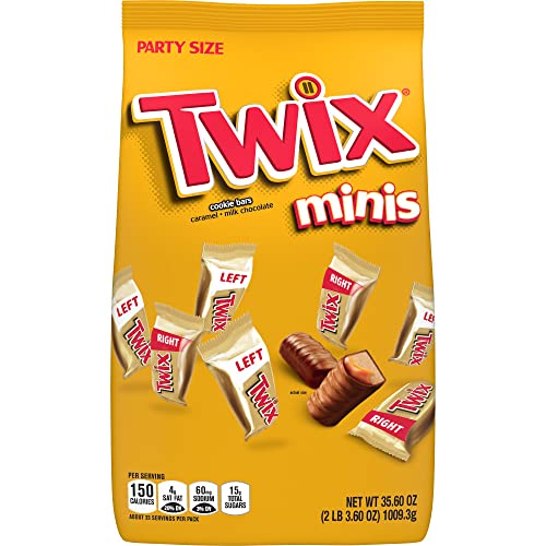 Twix Minis Party Size Stand Up Pouch; 35.6 Ounces; 6 Per Case