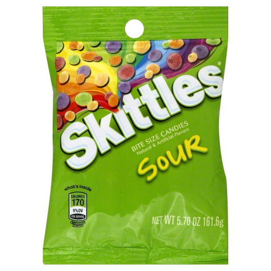 Skittles Sour Candy; 5.7 Ounces; 12 Per Case