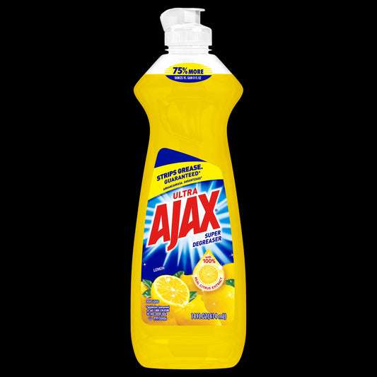 Ajax Ajax Dish Soap Super Degreaser Lemon; 14 Fluid Ounces; 20 Per Case