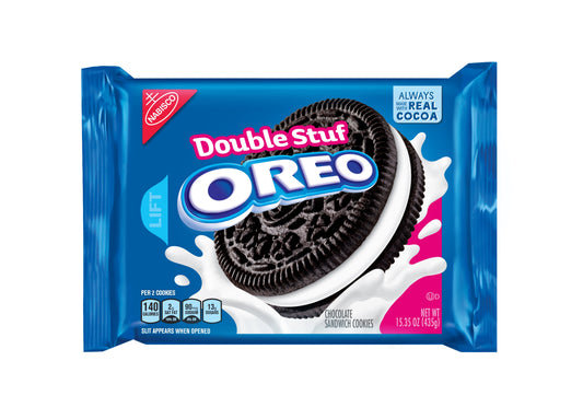 Oreo Double Stuf Cookie; 15.35 Ounces; 12 Per Case - High Mart Wholesale