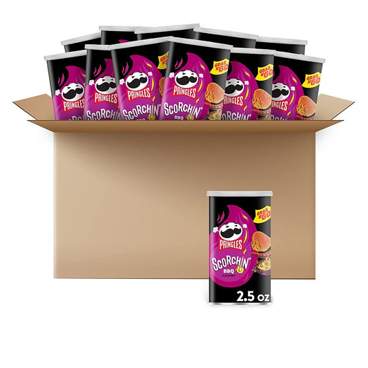 Pringles Inferno Bbq Potato Crisp; 2.5 Ounce; 12 Per Case