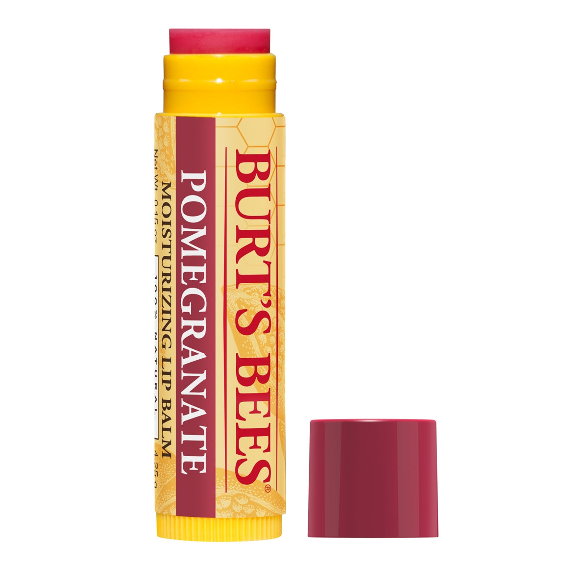 Burt's Bees Lip Balm Pomegranate; 0.15 Ounces; 12 Per Box; 6 Per Case - High Mart Wholesale