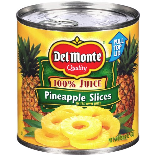 Del Monte Pineapple Sliced In Juice; 15.25 Ounces; 12 Per Case