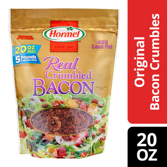 Hormel Black Label Bacon Toppings; 20 Ounce; 6 Per Case