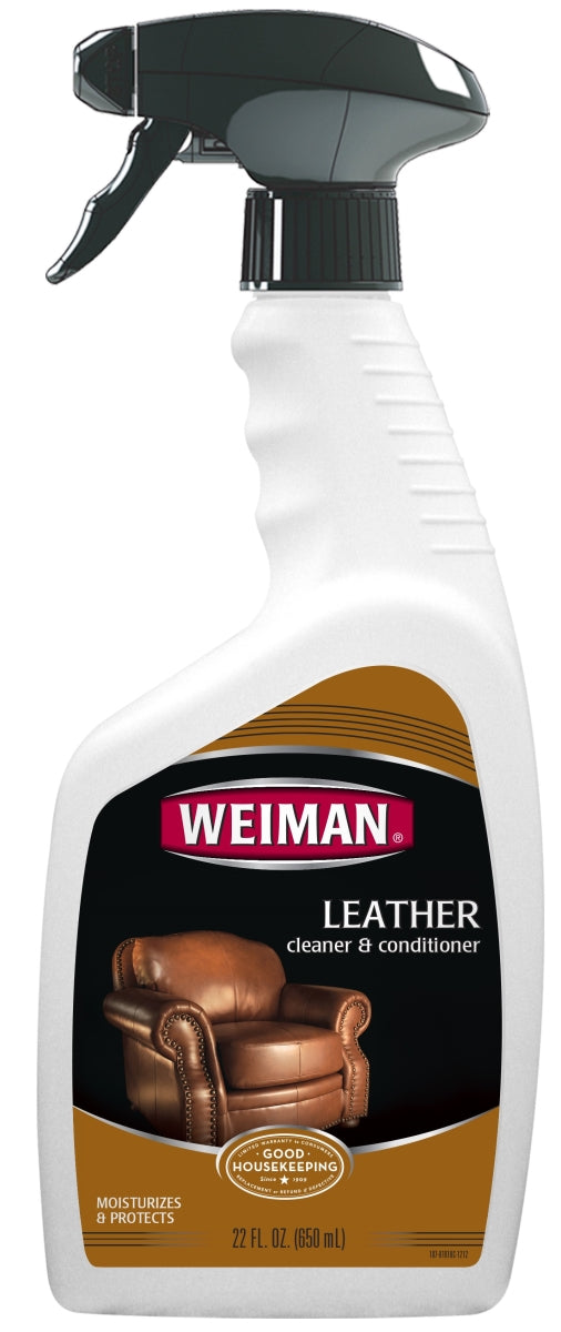 Weiman Products Leather Cleaner Polish Trigger; 22 Fluid Ounces; 6 Per Case - High Mart Wholesale