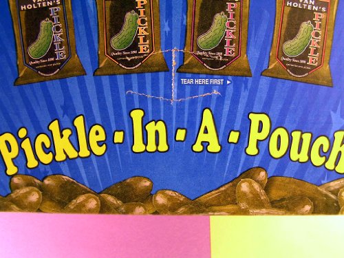 Van Holten's Jumbo Garlic Pickle Whole Single Serve Pouch; 1 Each; 12 Per Case