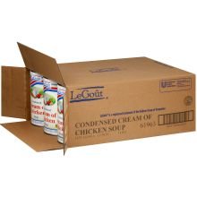 Legout Cream Of Chicken Condensed Canned Soup; 3 Pounds; 12 Per Case