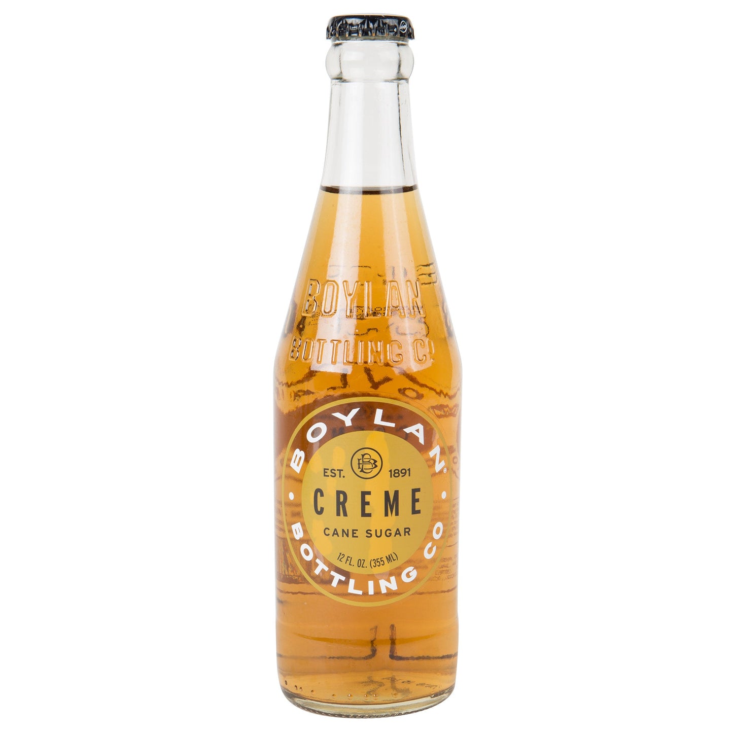 Boylan Bottling Loose Case Creme Soda; 12 Fluid Ounces; 24 Per Case - High Mart Wholesale