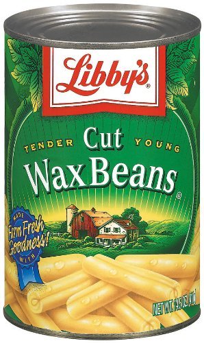 Libby Cut Wax Beans; 14.5 Ounce; 24 Per Case