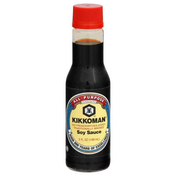 Kikkoman Soy Sauce Bottle; 148 Milliliter; 12 Per Case - High Mart Wholesale