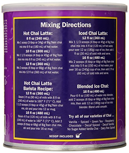 Big Train Spiced Chai Tea Latte Mix; 1.9 Pounds; 6 Per Case - High Mart Wholesale